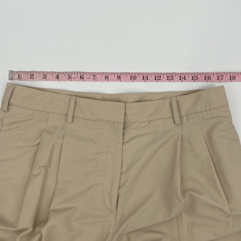 TWP Size Womens 12 Tan Office Ankle Pants - Picture 13 of 13